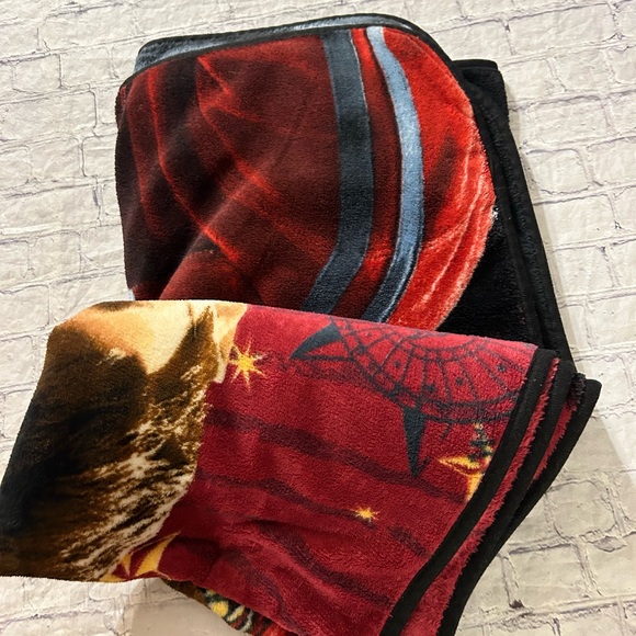 HARRY POTTER SOFT PLUSHY BLANKET/THROW HERMIONE RON & HOGWARTS 4FTx5FT - Picture 7 of 11